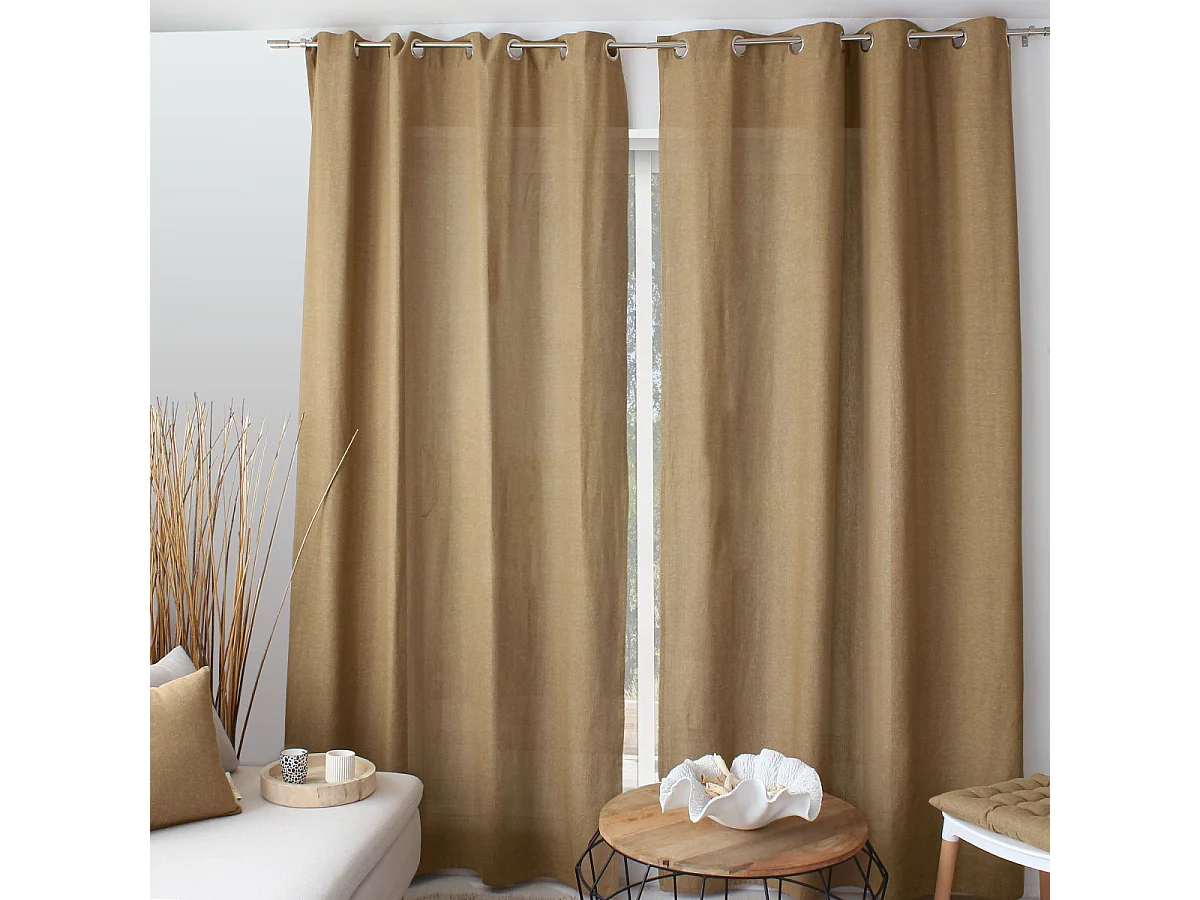 Rideau Uni "Cambria" 140x240cm Ocre