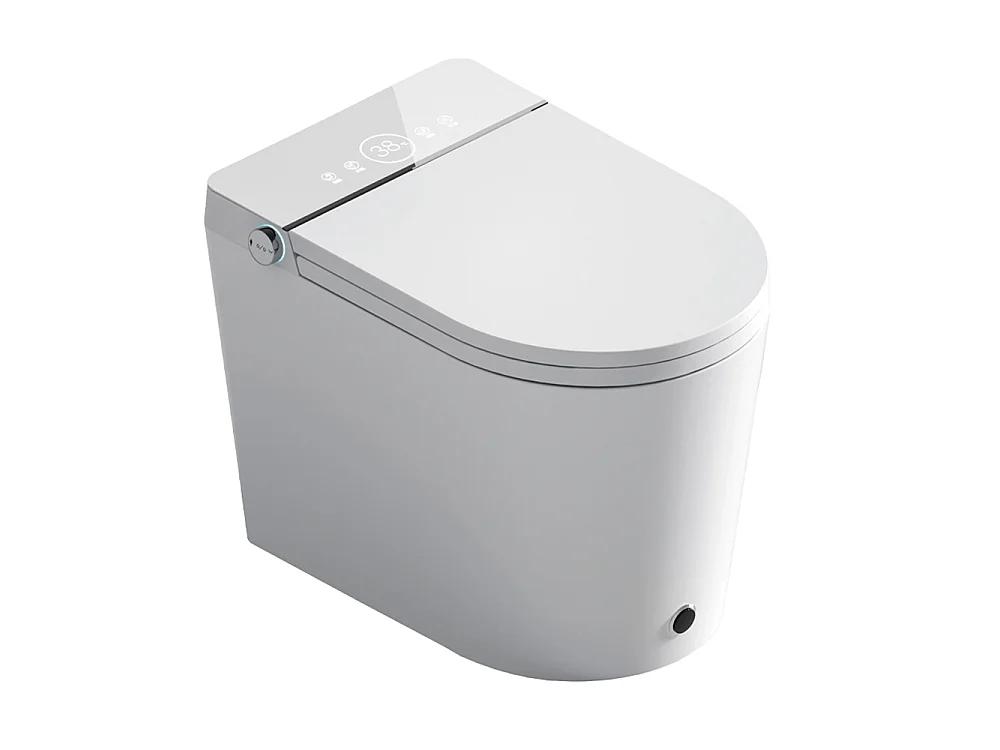 Inodoro Inteligente Smart Compacto | Panel Blanco | Inodoro Japonés Blanco Brillo