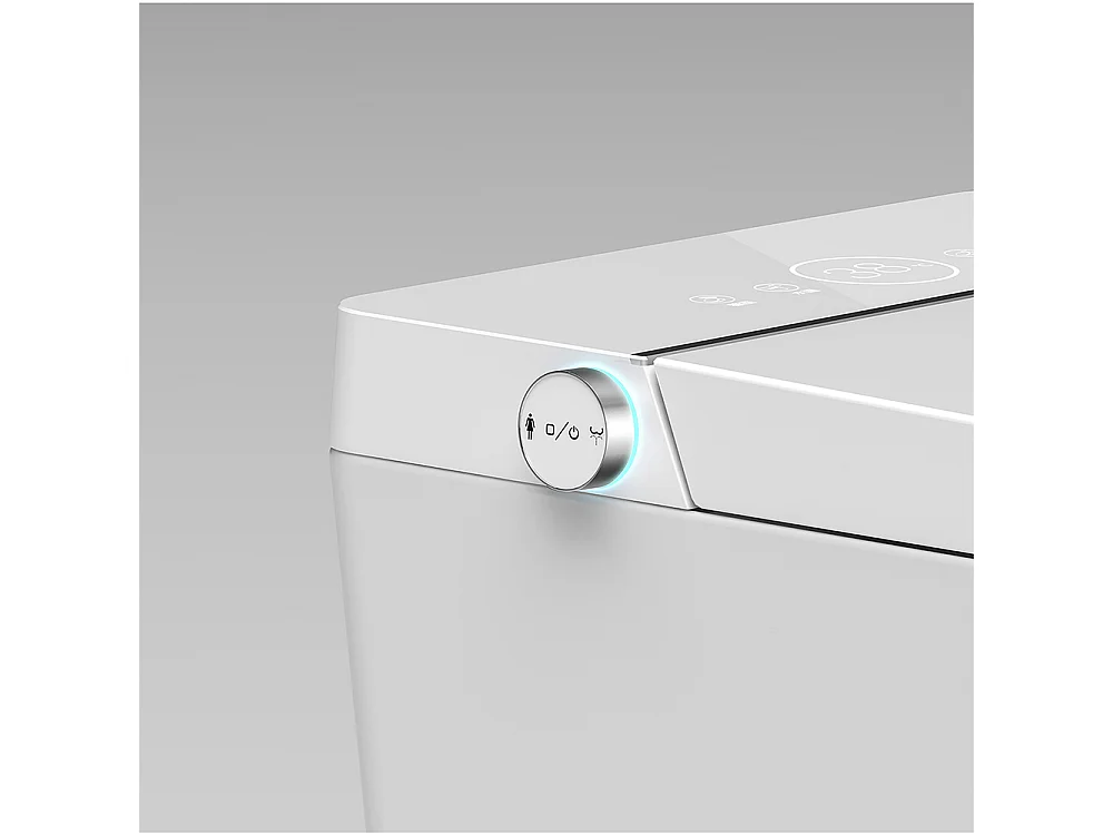 Sanita Inteligente Smart Compacta | Painel Branco | Sanita Japonesa Branco Brilhante
