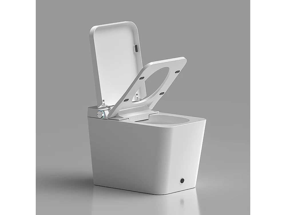 Sanita Inteligente Smart Compacta | Painel Branco | Sanita Japonesa Branco Brilhante