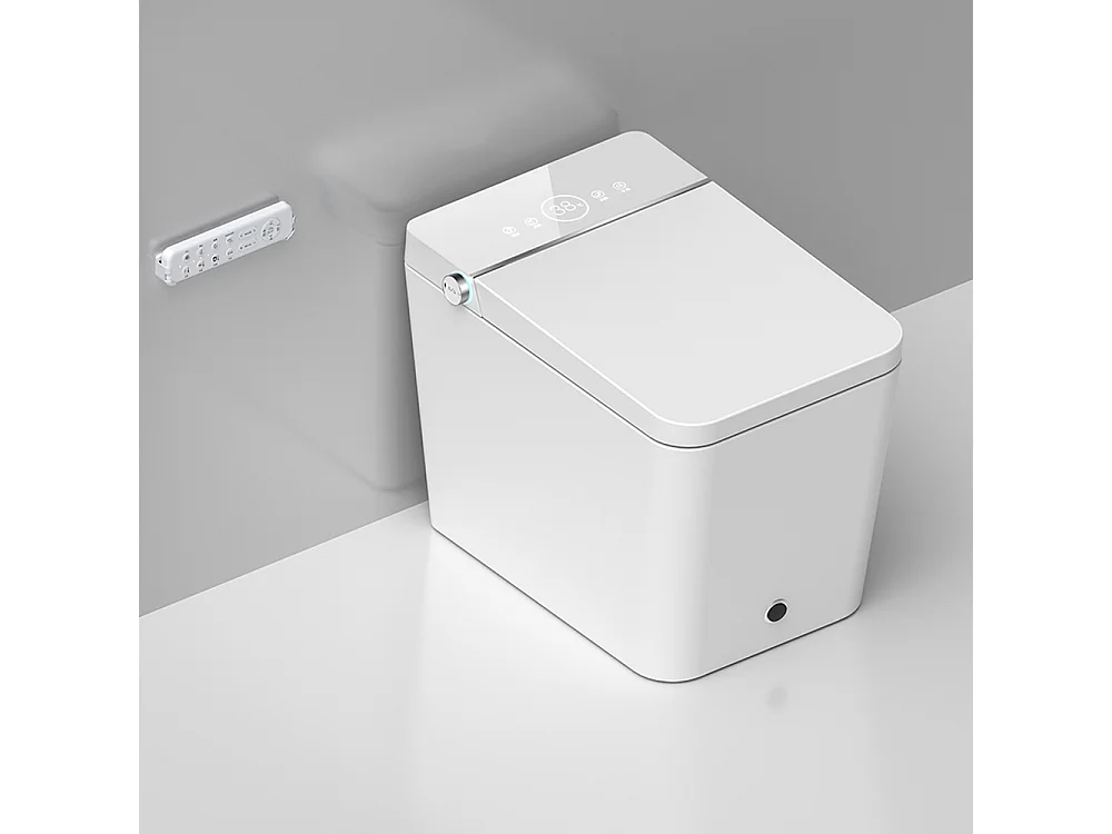 Sanita Inteligente Smart Compacta | Painel Branco | Sanita Japonesa Branco Brilhante