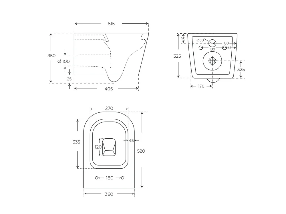 Pack Inodoro Suspendido | Negro Mate | Rimless con Cisterna Empotrada y Pulsador Negro