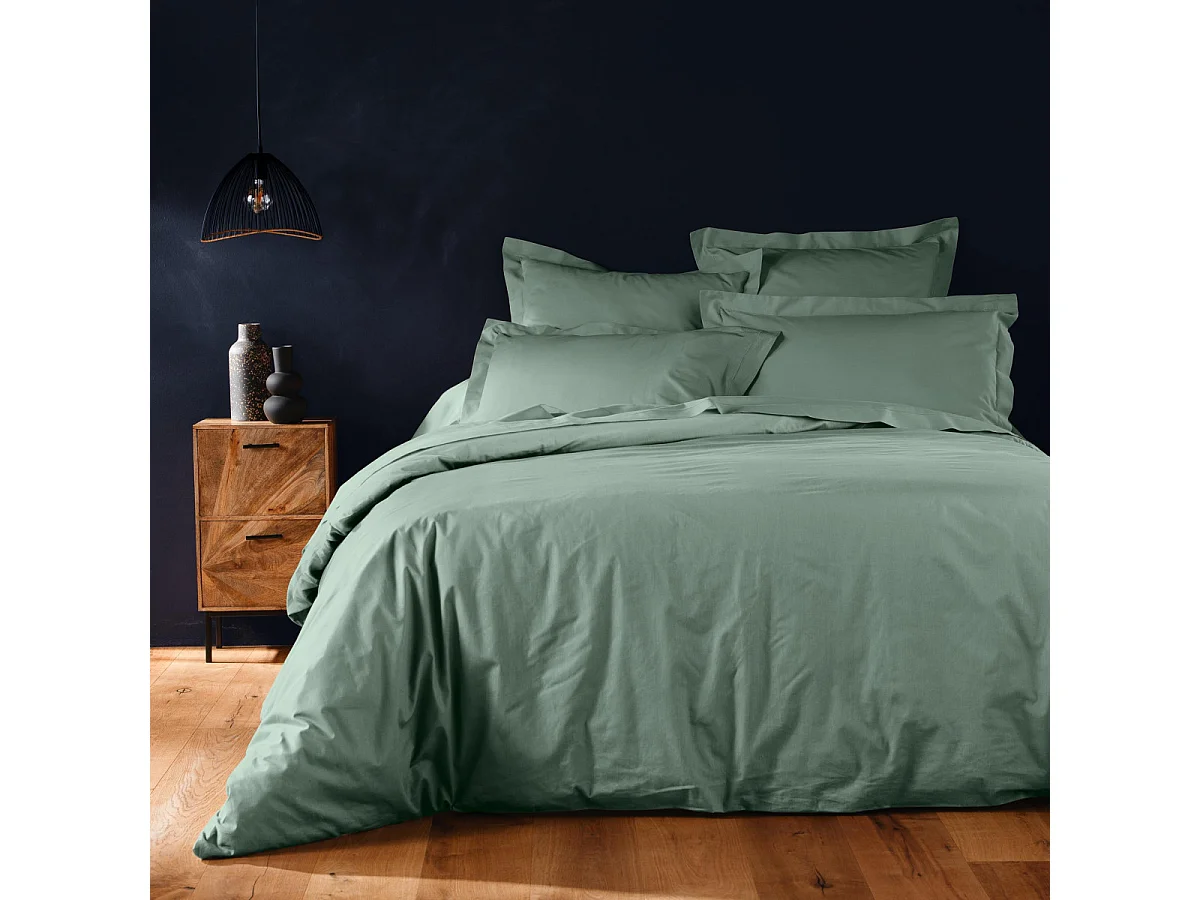 Housse de Couette "Lina" 240x220cm Vert Sauge