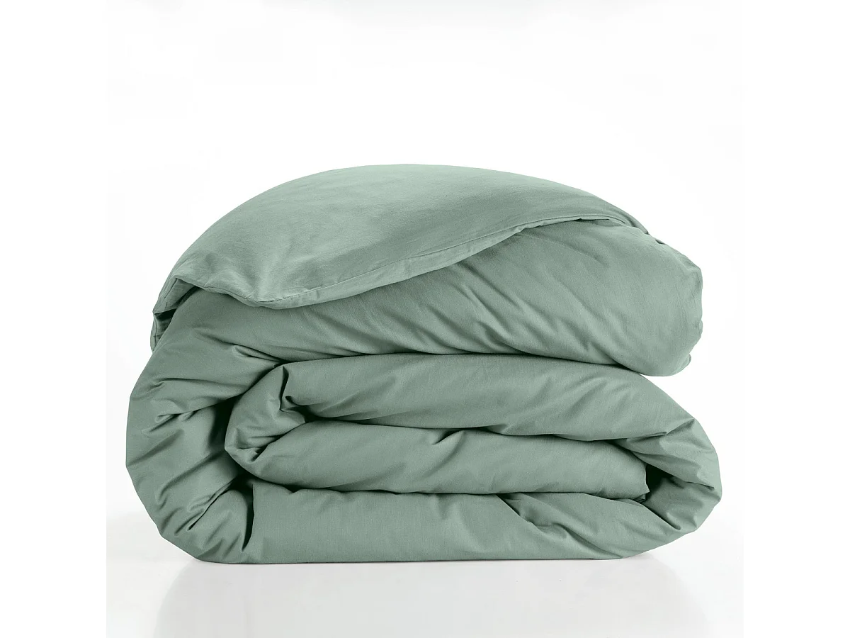 Housse de Couette "Lina" 240x220cm Vert Sauge