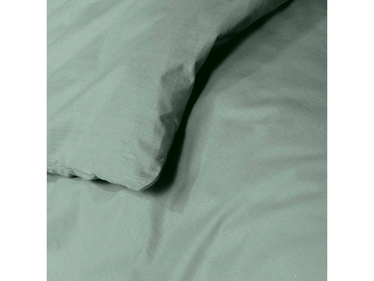 Housse de Couette "Lina" 240x220cm Vert Sauge