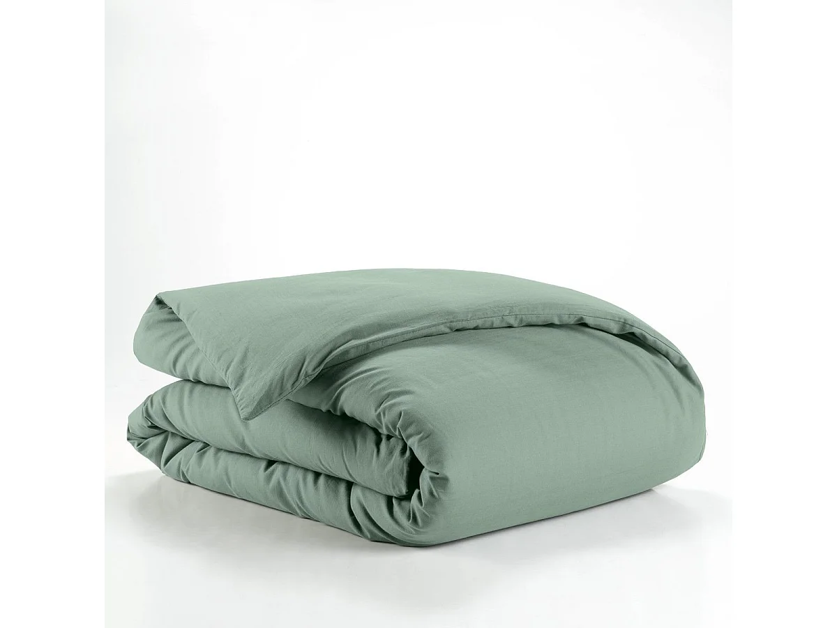 Housse de Couette "Lina" 140x200cm Vert Sauge