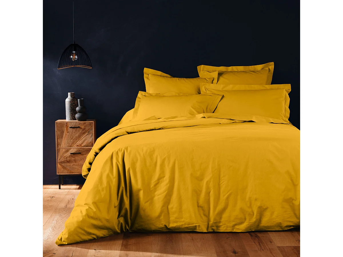 Housse de Couette "Lina" 240x220cm Curry