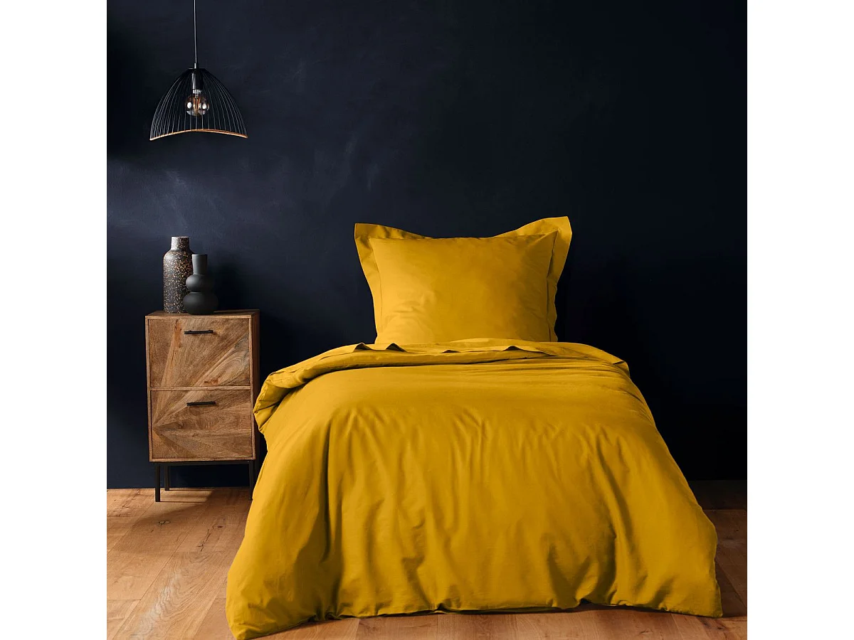 Housse de Couette "Lina" 140x200cm Curry