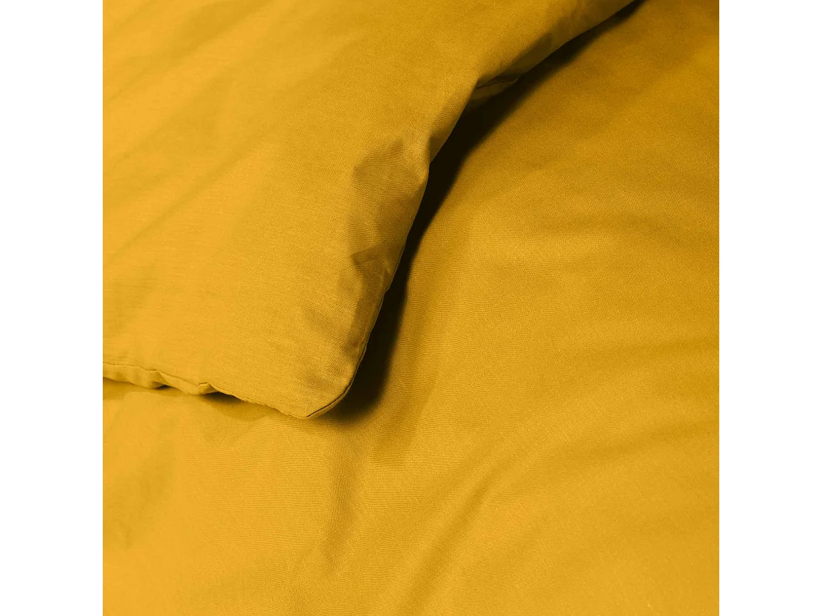 Housse de Couette "Lina" 140x200cm Curry