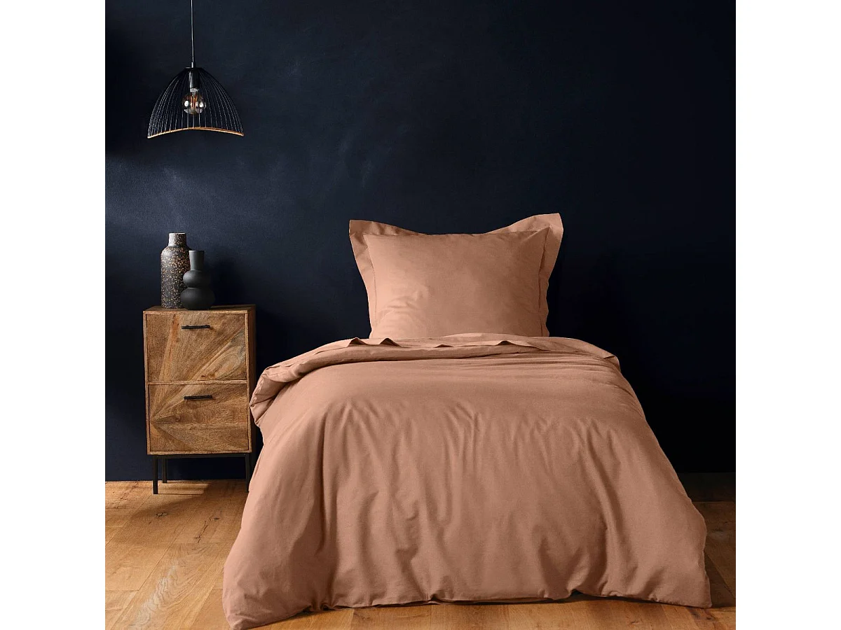 Housse de Couette "Lina" 140x200cm Rose Blush