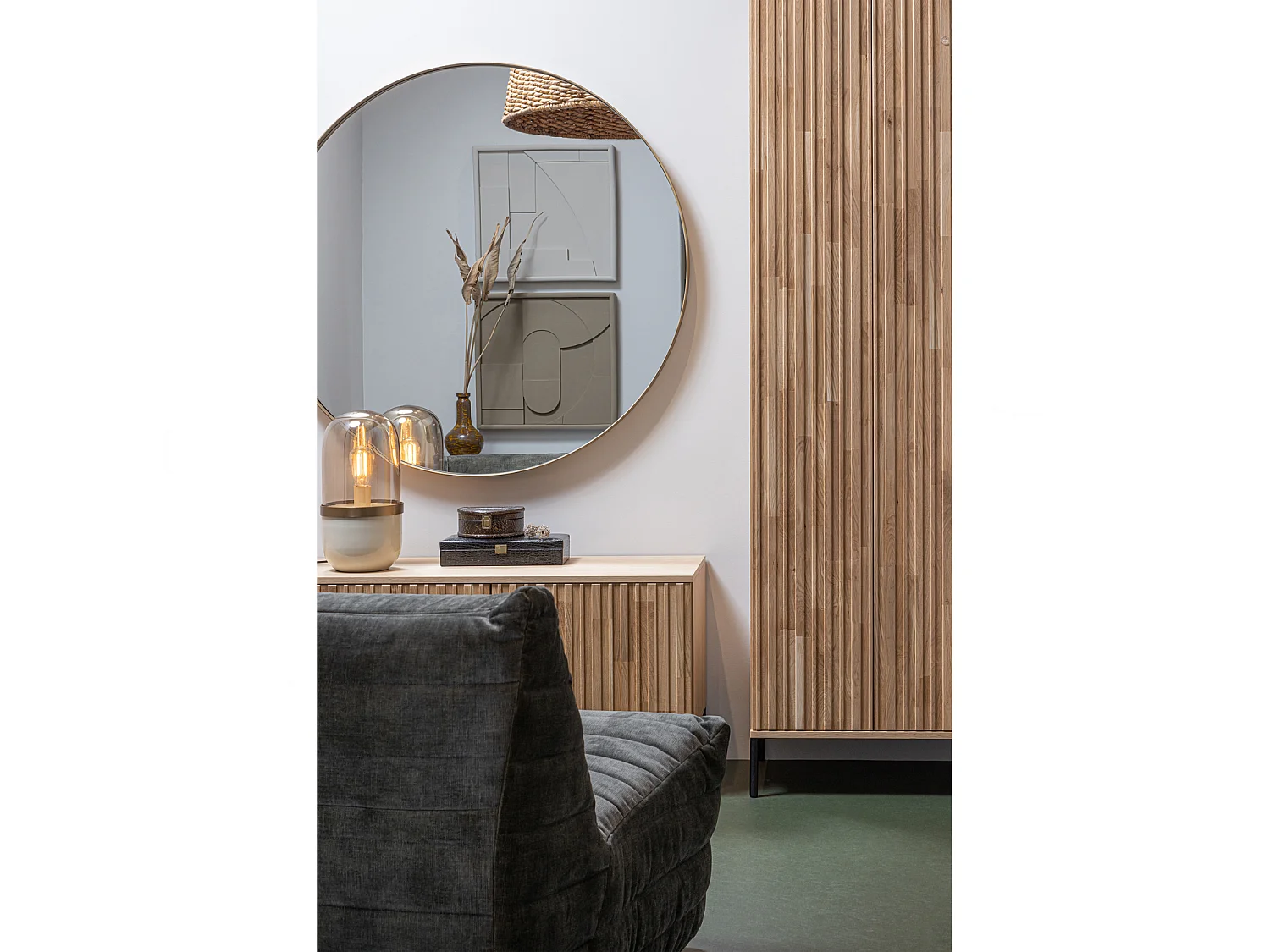 Armoire haut en bois de chêne NEW GRAVURE