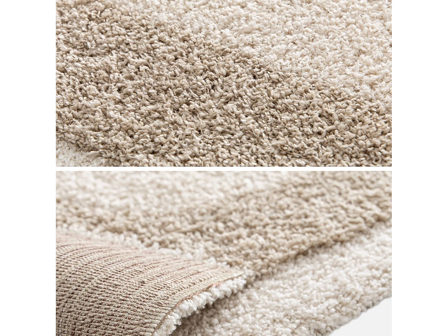 Tapis intérieur motif graphique beige et crème 120x170cm - Akai