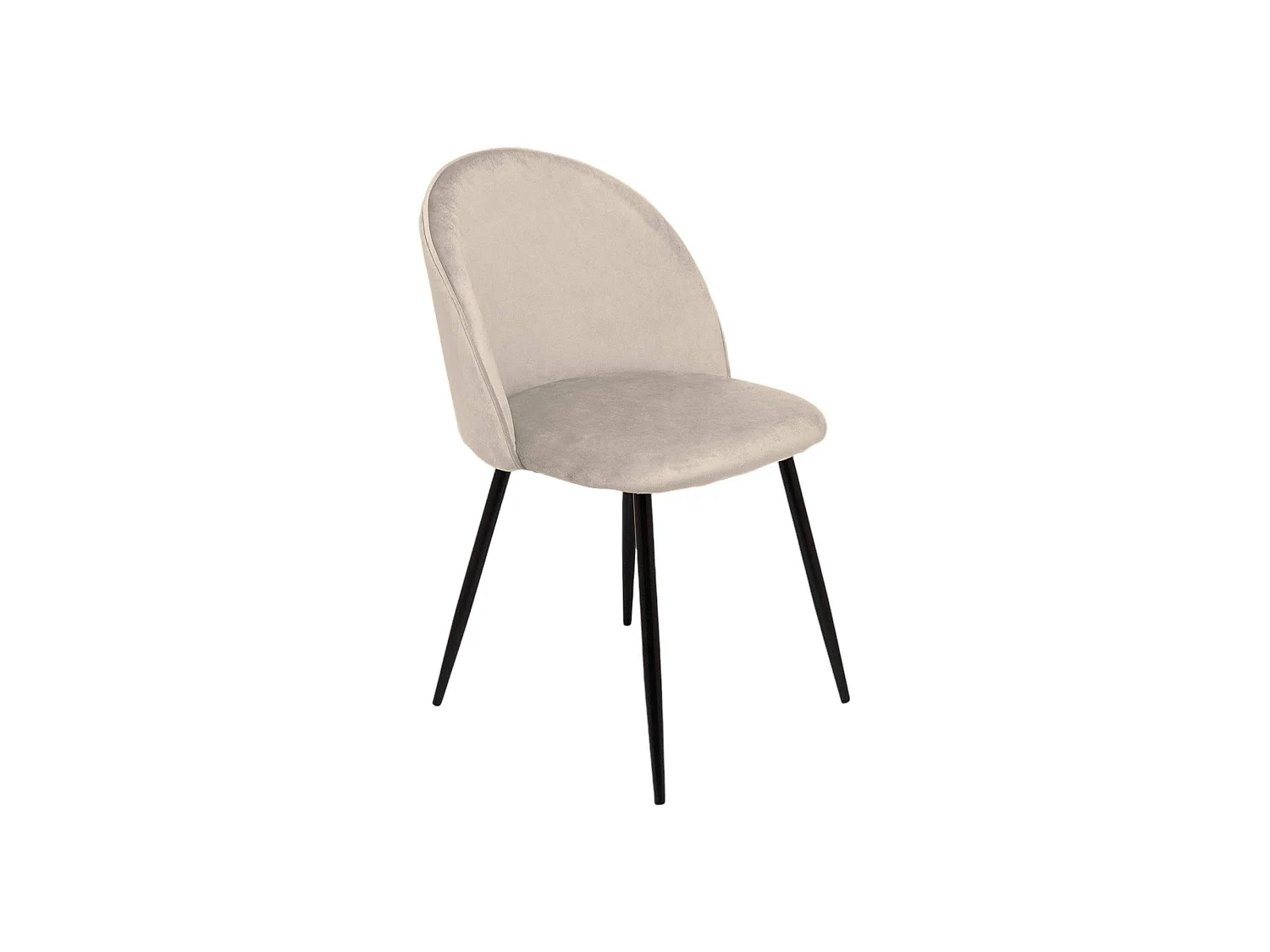 Chaise Achito, 4 chaises, gris clair