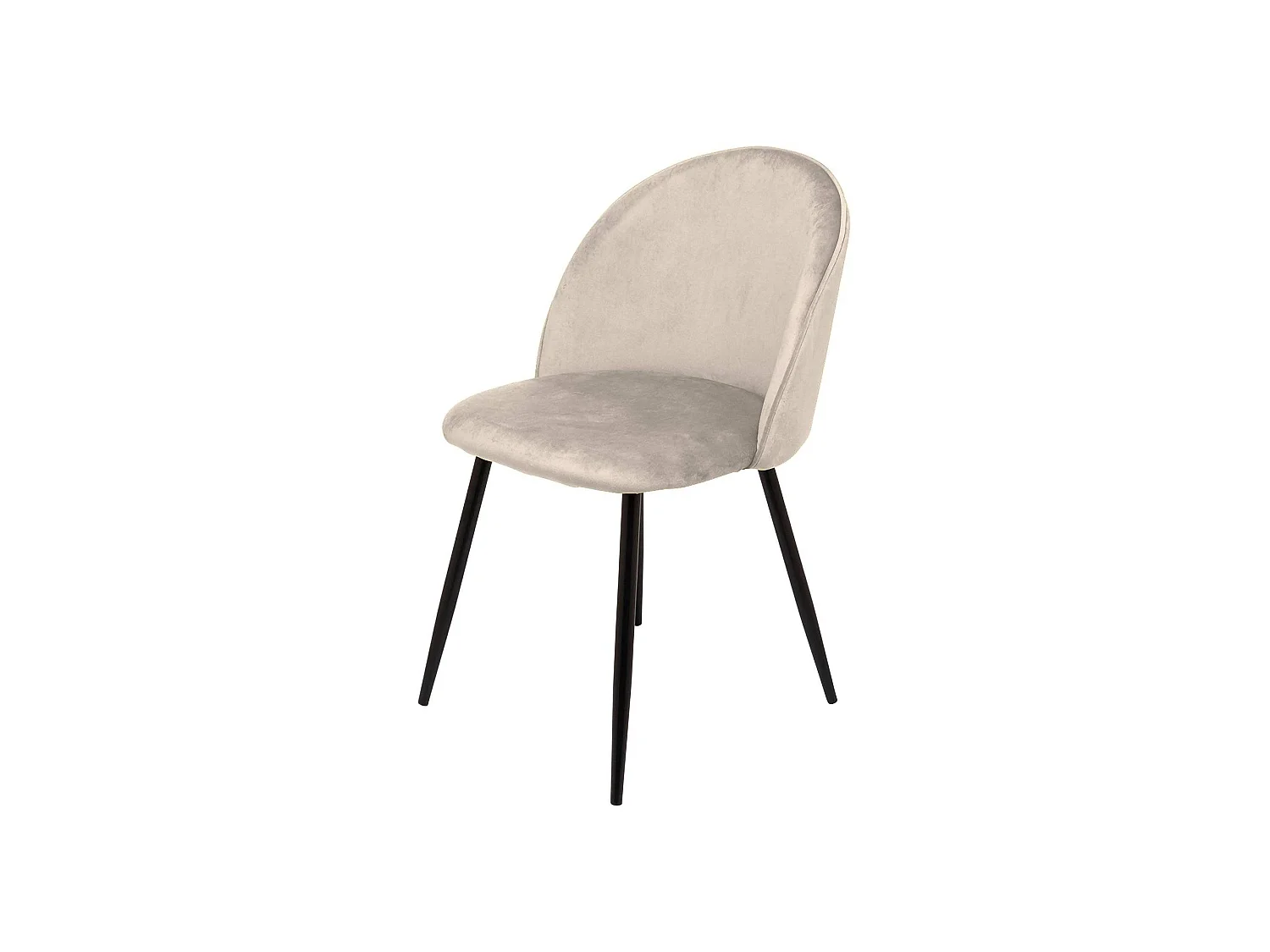 Chaise Achito, 4 chaises, gris clair