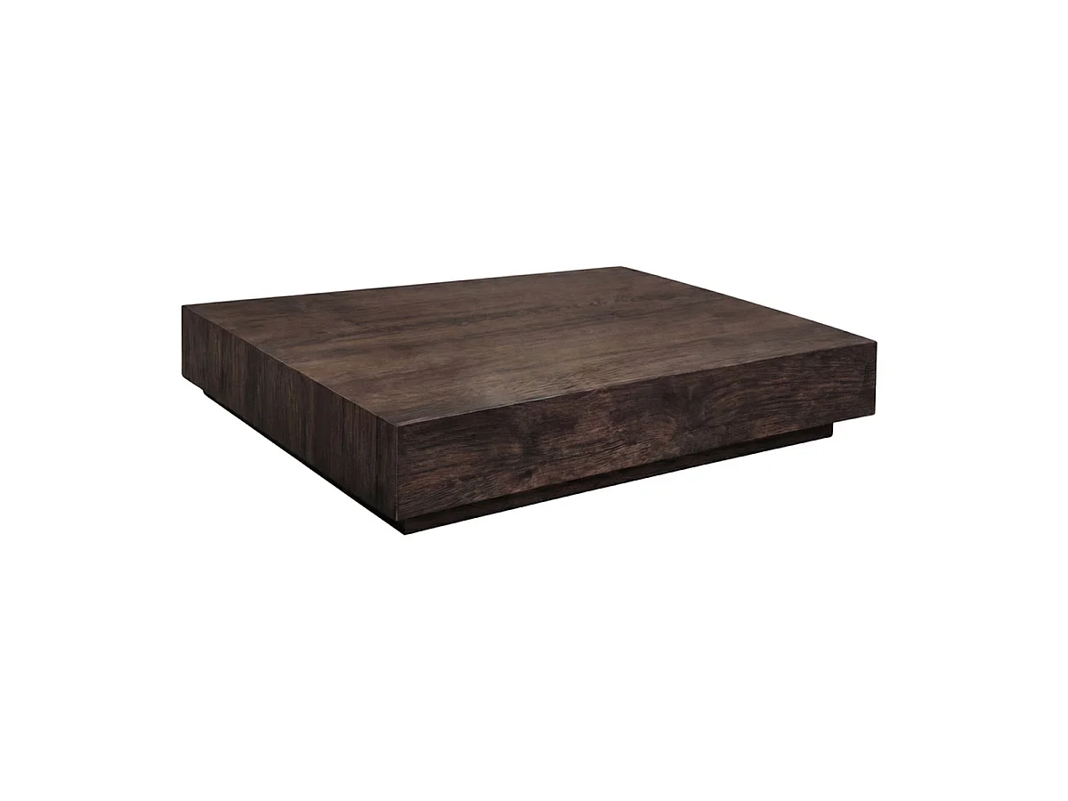 Table Basse Basse "York" 80cm Marron