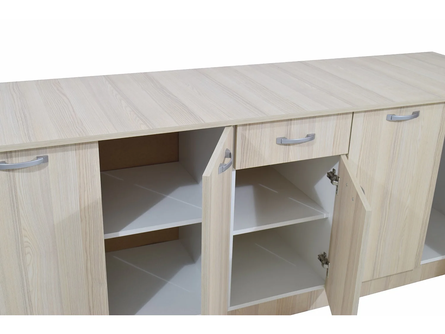 Conjunto Cozinha Nisa haaus, Ulme Claro/Branco, L 200 cm
