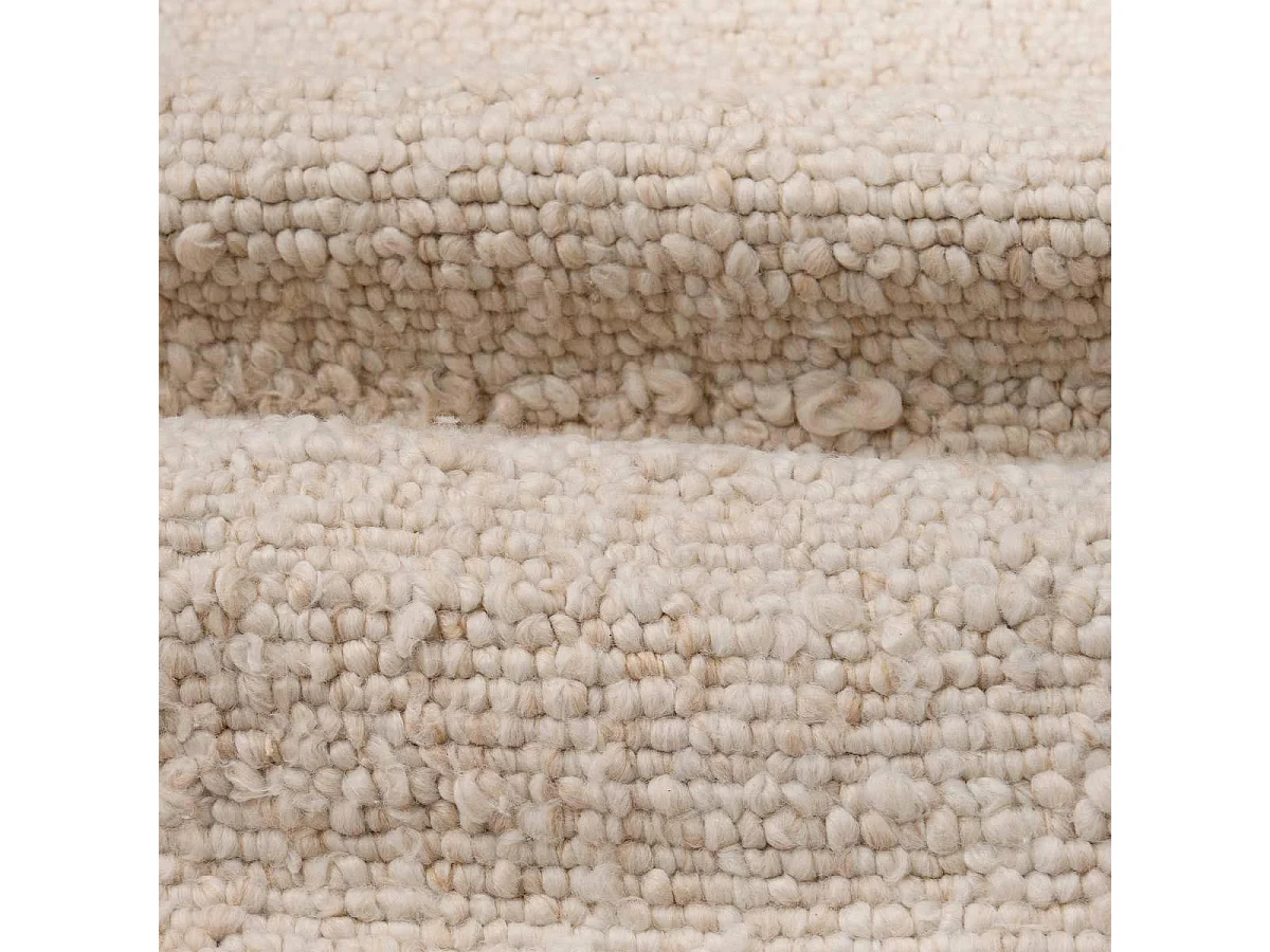 Tapis Effet Laine "Volna" 160x230cm Ivoire