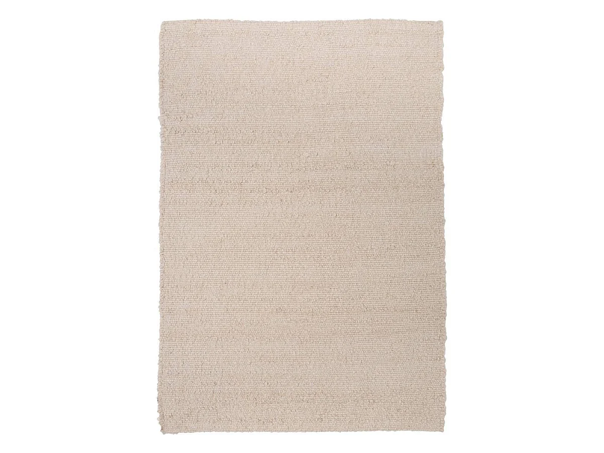 Tapis Effet Laine "Volna" 118x170cm Ivoire