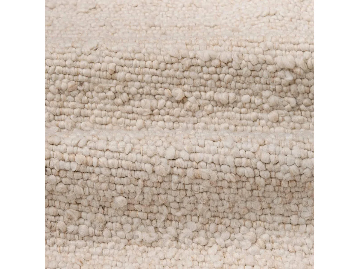 Tapis Effet Laine "Volna" 118x170cm Ivoire