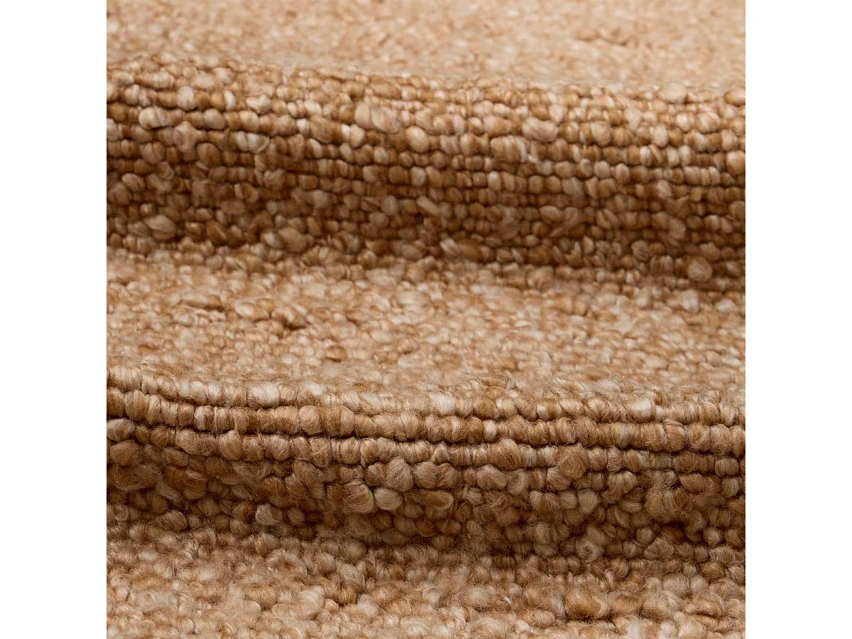 Tapis Effet Laine "Volna" 118x170cm Camel