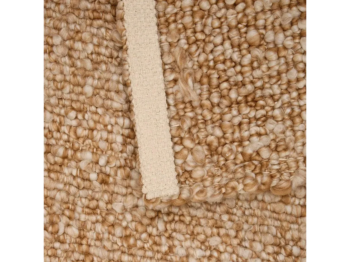 Tapis Effet Laine "Volna" 80x200cm Camel