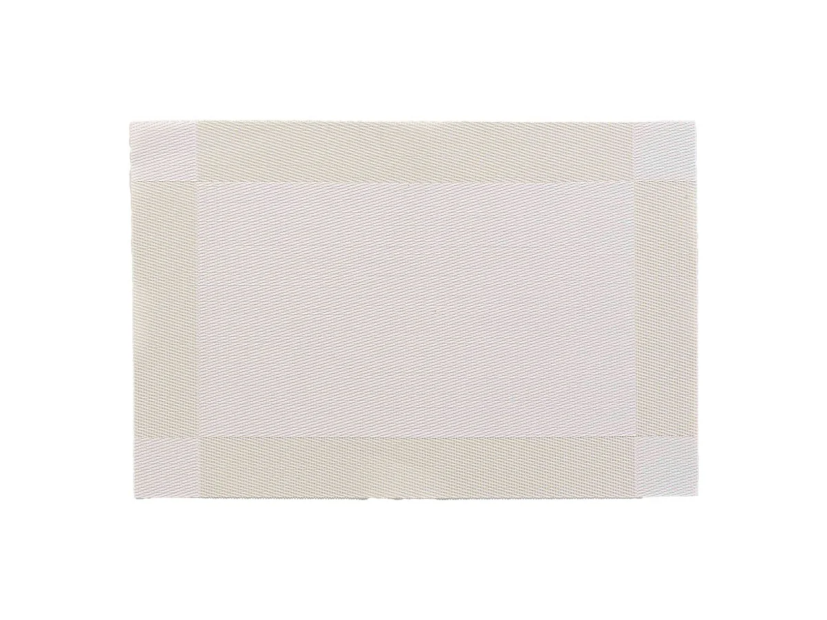 Set de Table Uni "Isaac" 30x45cm Ivoire