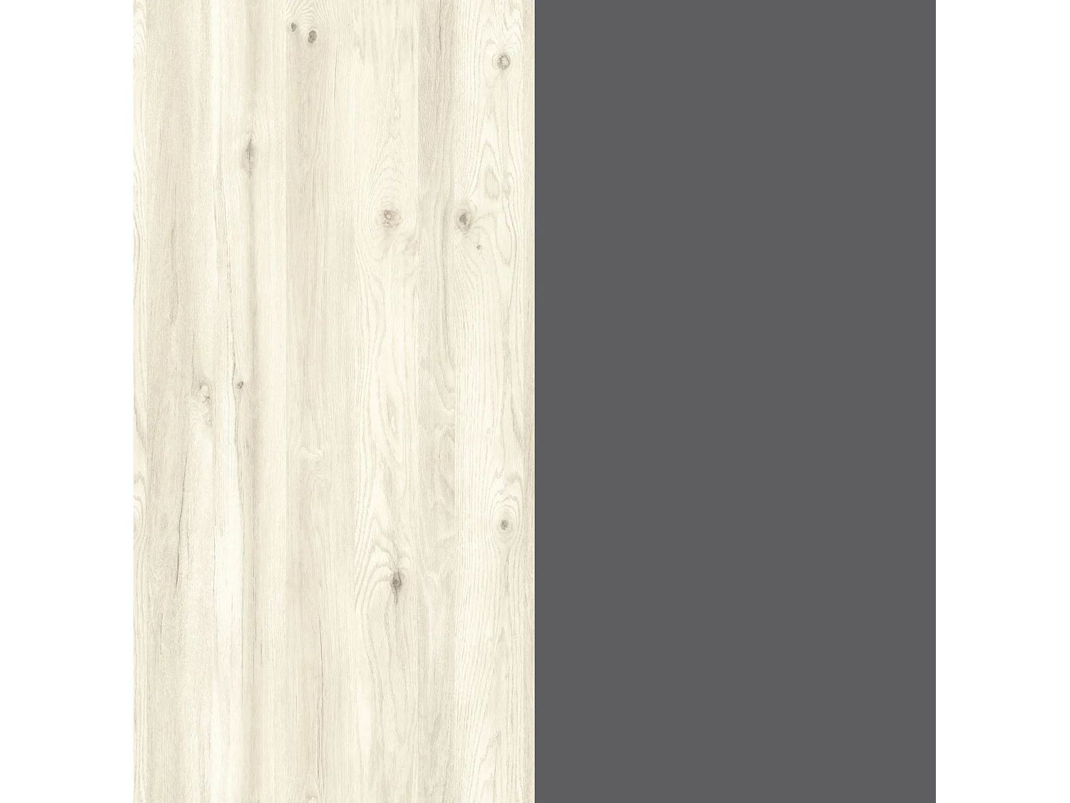 Set camera da letto haaus Malmo V1, Letto 200 x 140 cm, Rovere Bianco/Antracite