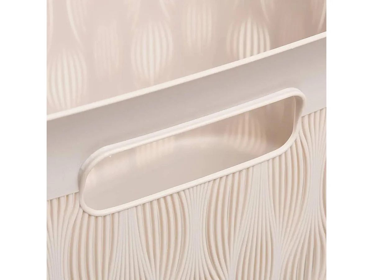Panier à Linge Design "Leaf" 38L Beige