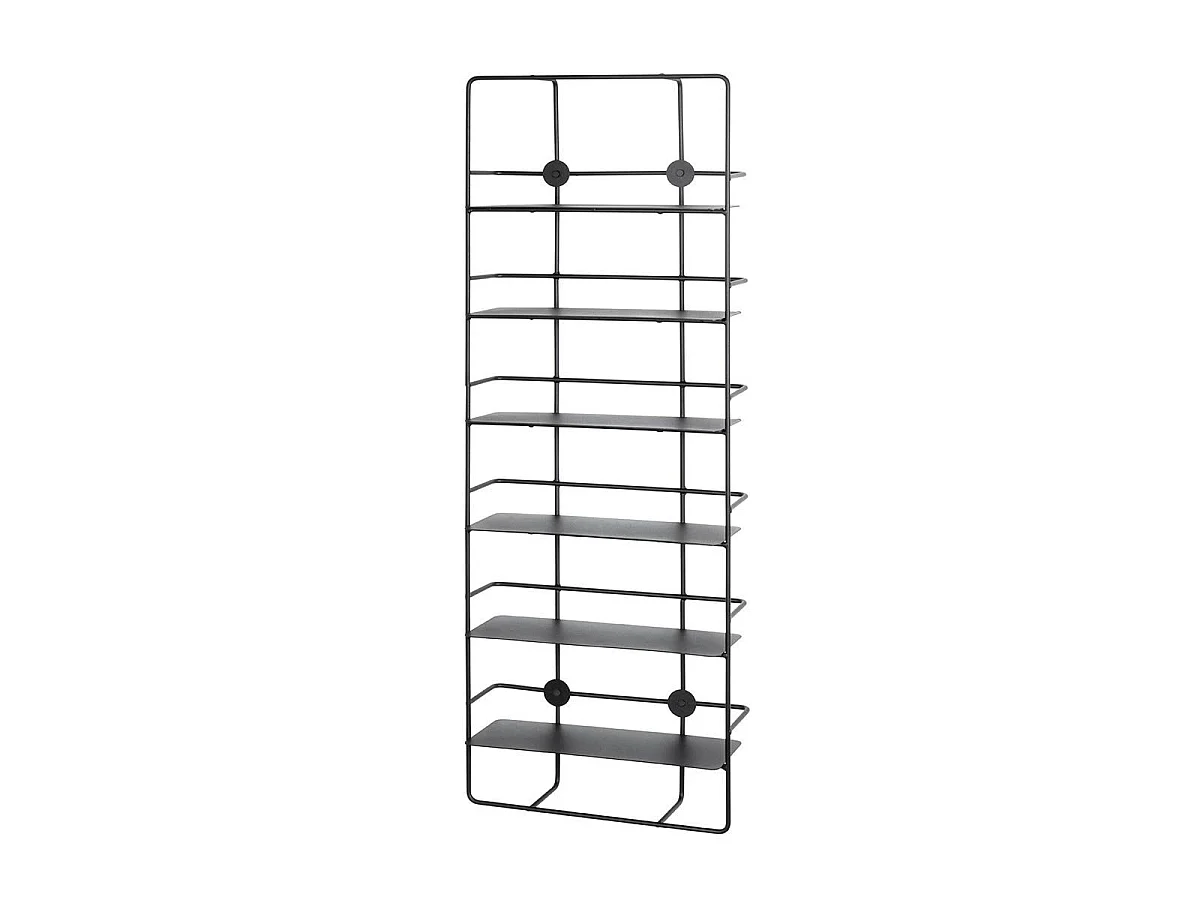 Étagère Murale Métal "Vivalo" 103cm Noir
