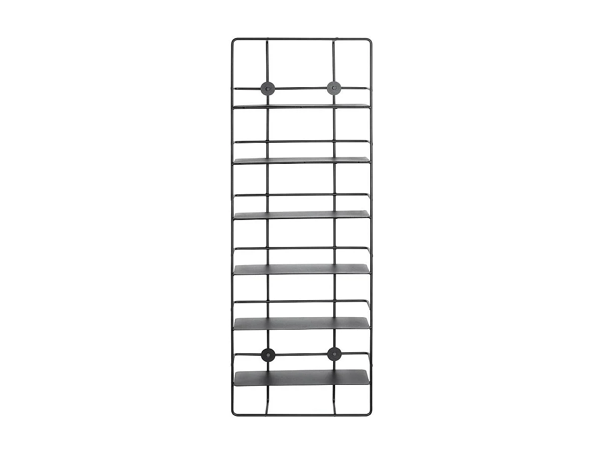 Étagère Murale Métal "Vivalo" 103cm Noir