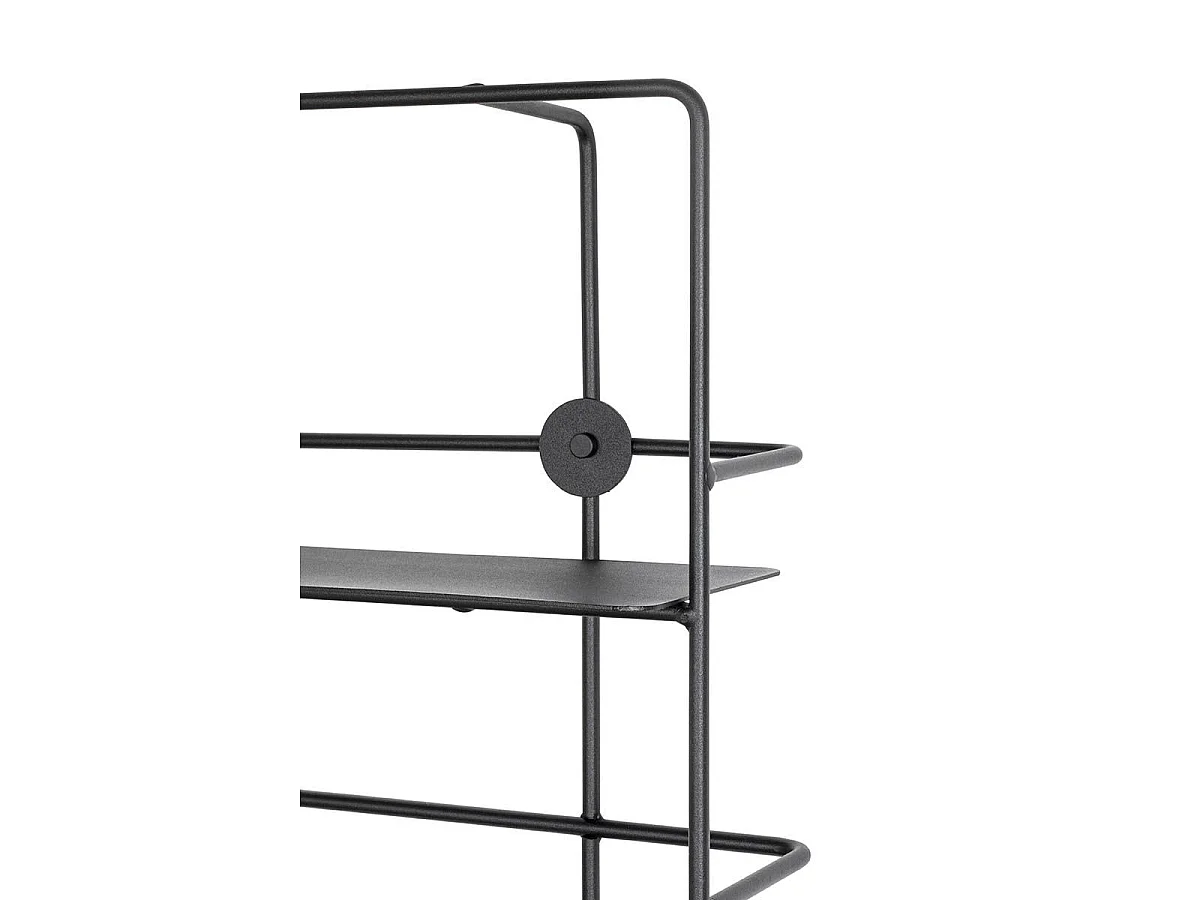 Étagère Murale Métal "Vivalo" 103cm Noir