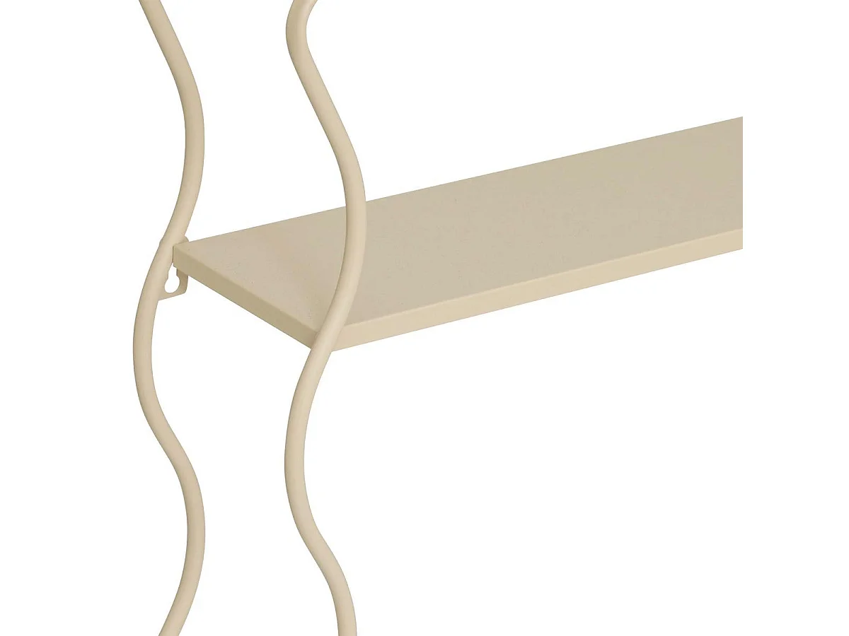 Étagère Murale Design Vague "Judy" 58cm Beige