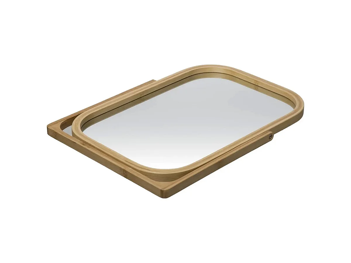 Miroir Pivotant "Green Harmony" 39cm Naturel