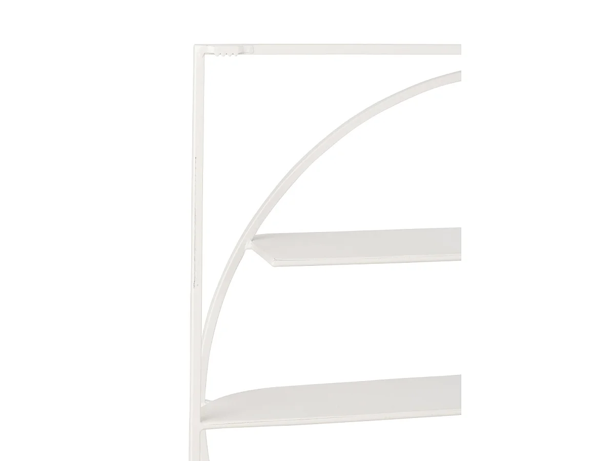 Étagère Murale en Métal "News" 80cm Blanc
