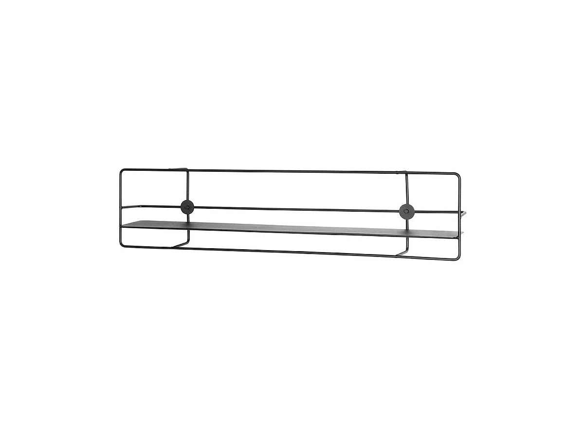 Étagère Murale Métal "Vivalo" 90cm Noir