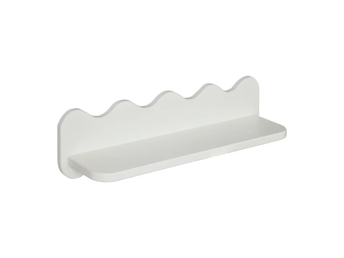 Étagère Murale Vague "Salina" 53cm Blanc