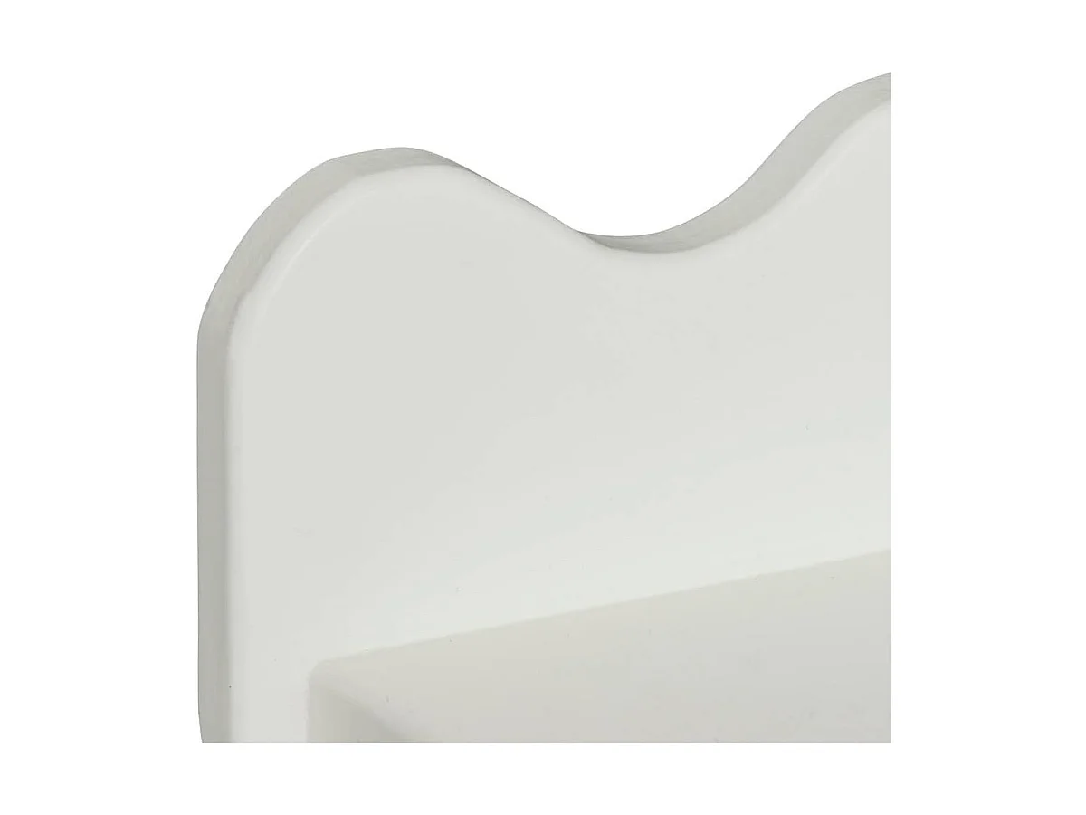 Étagère Murale Vague "Salina" 53cm Blanc
