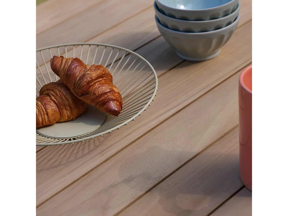 Table de jardin en teck 8 personnes