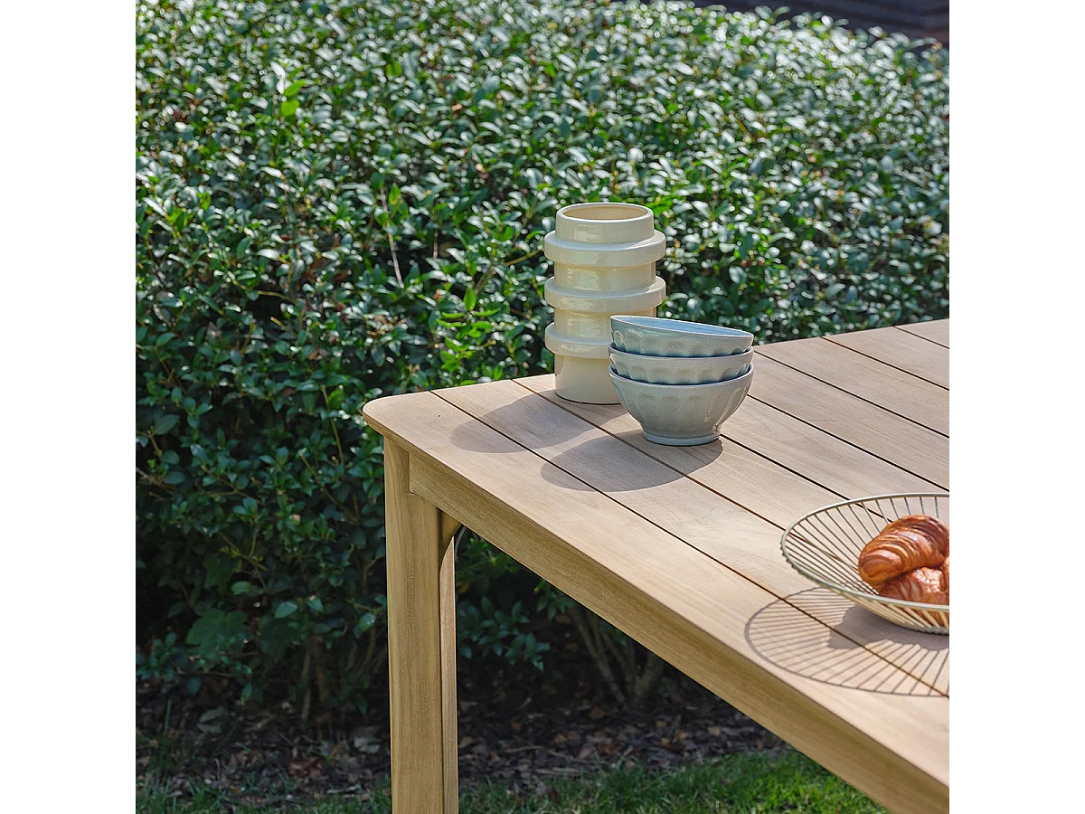 Tavolo da giardino in teak per 8 persone