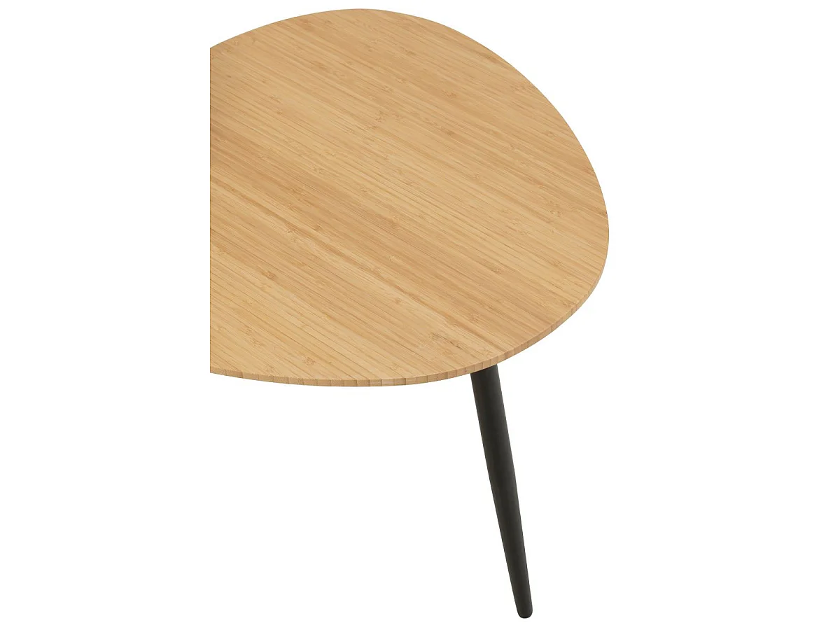 Lot de 3 Tables Basses Gigognes "Palette" 57cm Naturel