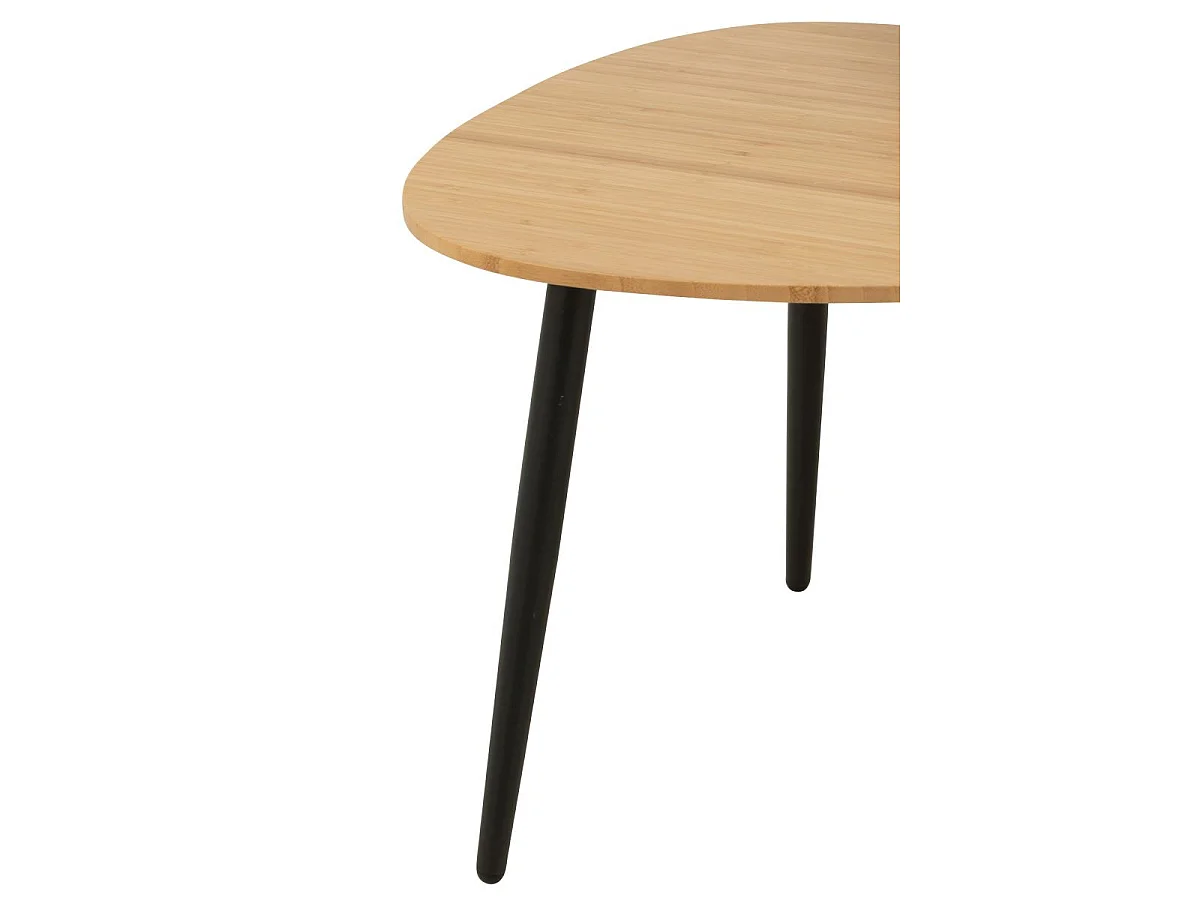 Lot de 3 Tables Basses Gigognes "Palette" 57cm Naturel