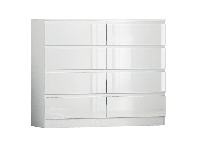 Fairfield Gloss Minimalist Chest of Draws 8 Draw