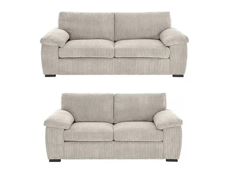 Capri Jumbo Cord Sofa, 3+2