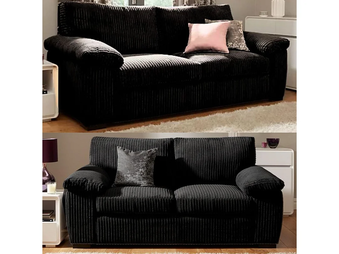 Capri Jumbo Cord Sofa, 3+2