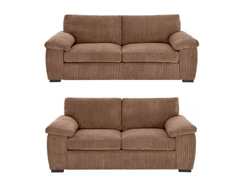 Capri Jumbo Cord Sofa, 3+2