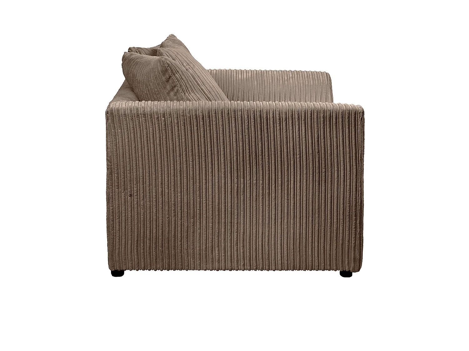 Lennox Jumbo Cord 3+2 Sofa Set in Coffee Brown