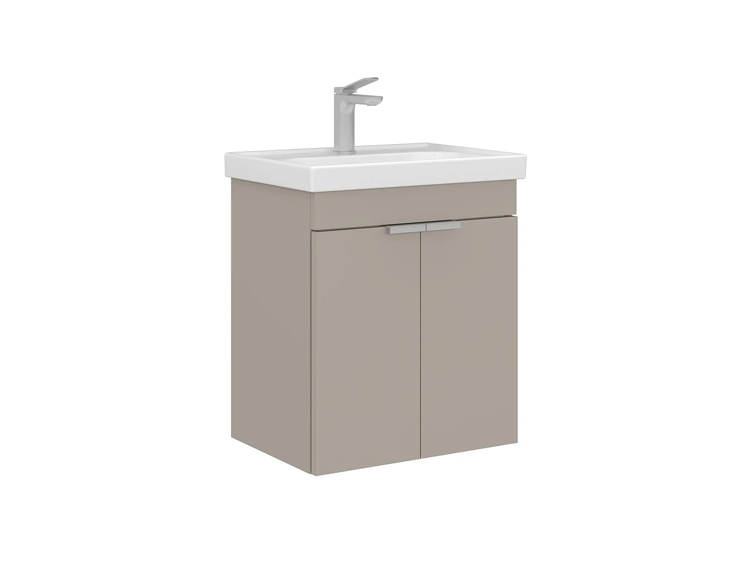 Wastafelmeubel "Desna 50" - 50 x 38 x 58 cm - Zandkleur