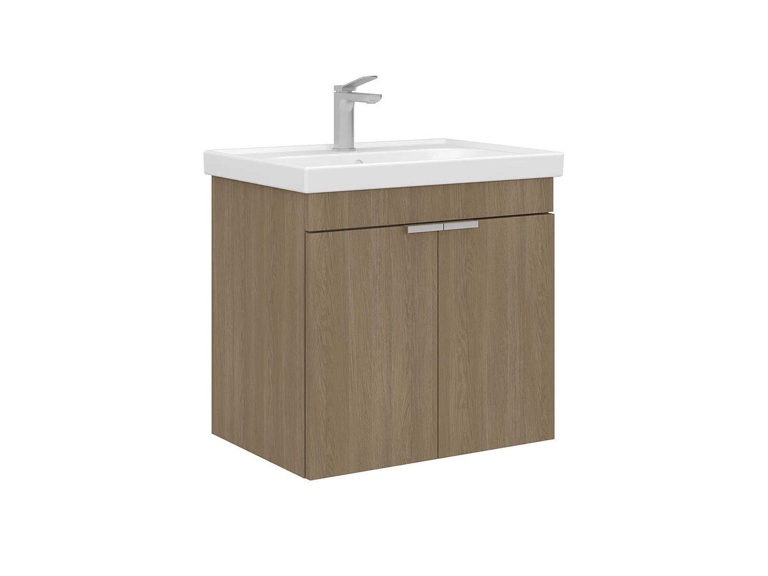 Wastafelmeubel "Desna 60" - 60 x 45 x 58 cm - Sonomo Oak
