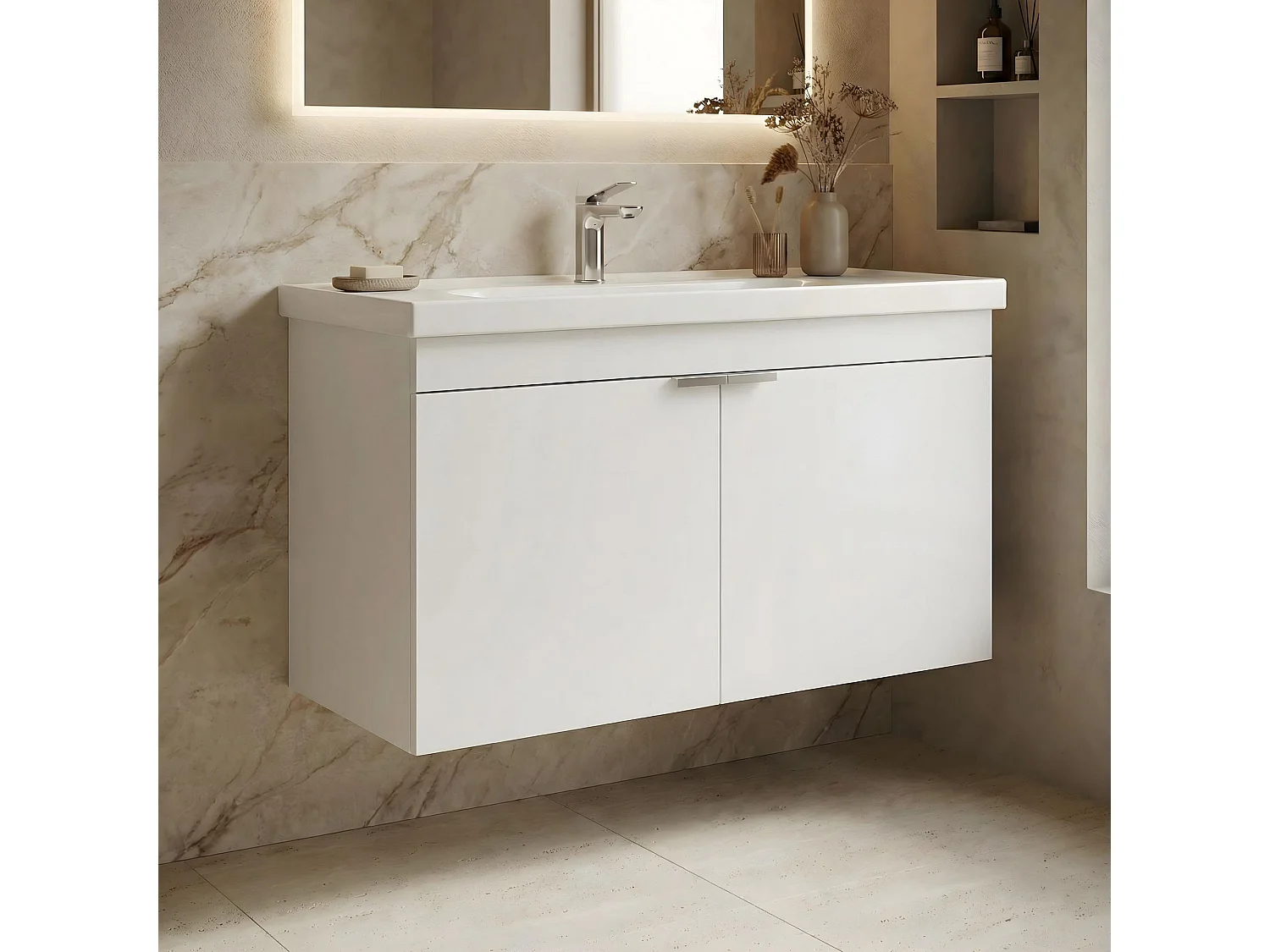 Wastafelmeubel "Desna 90" - 90 x 45 x 58 cm - Matwit