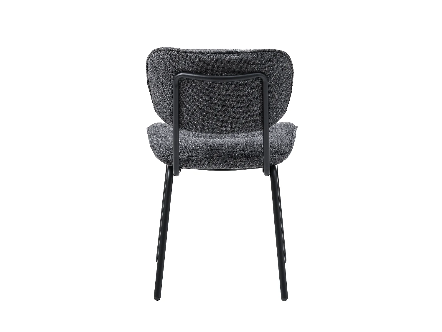 CADEIRA BUFFALO DARK GREY MELANGE – CONJUNTO DE 2